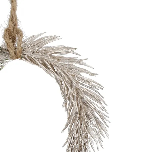 Kalėdinis eglutės papuošimas mini vainikas Springos CA1209, 10 cm