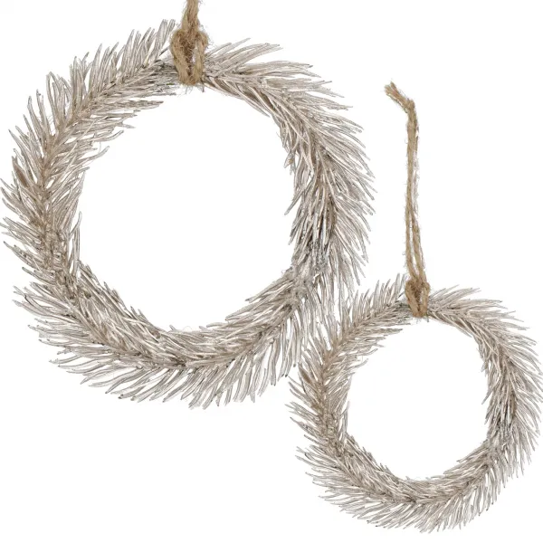 Kalėdinis eglutės papuošimas mini vainikas Springos CA1209, 10 cm