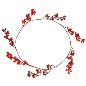 Christmas Wreath Springos CA1214, Door Decoration with Artificial Rowan
