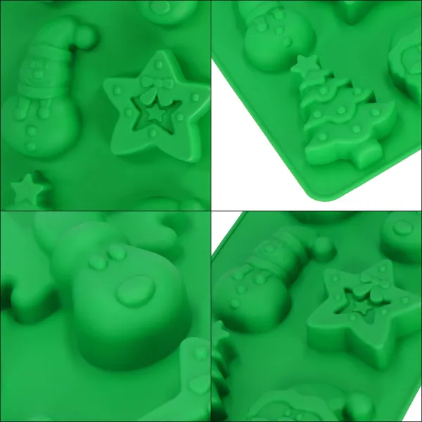 Kalėdinių sausainių forma, silikoninė kepimo forma Springos KI0124