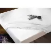 Fitted bottom sheet Hosteline IRIS White Small double