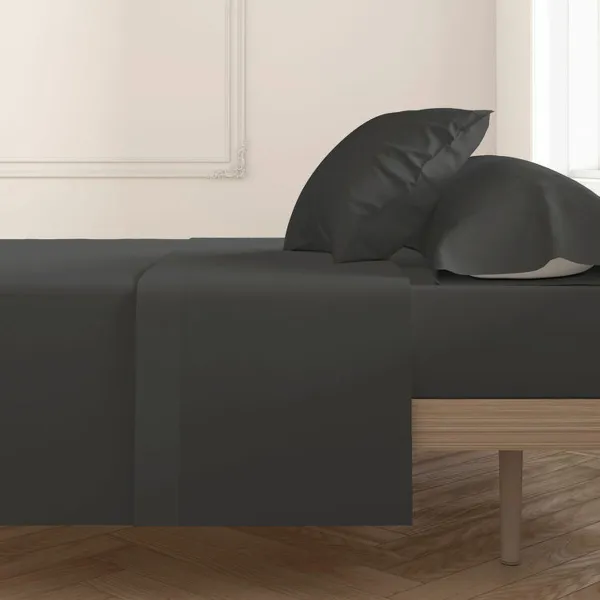 Top sheet Hosteline Mixcolors Black Single
