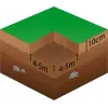 Tīkls pret kurmjiem Springos AN0012 45g/m2 2x50 m