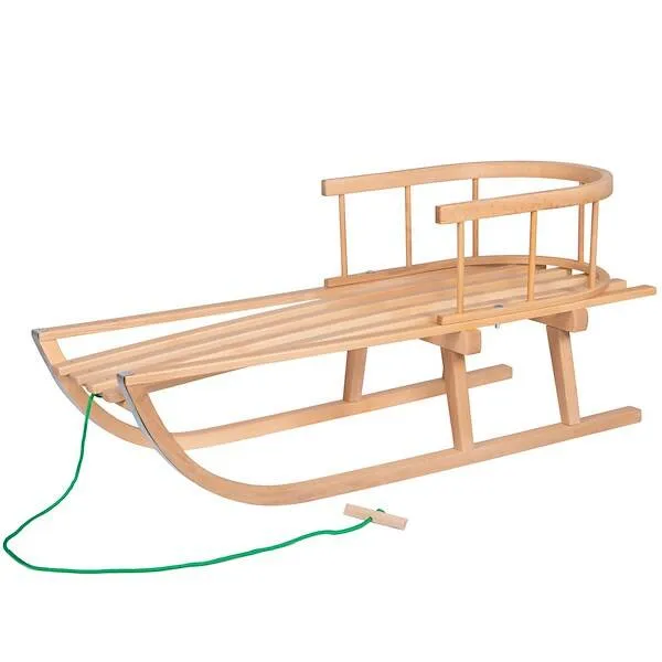 Санки со спинкой Springos SAN001 90х32см