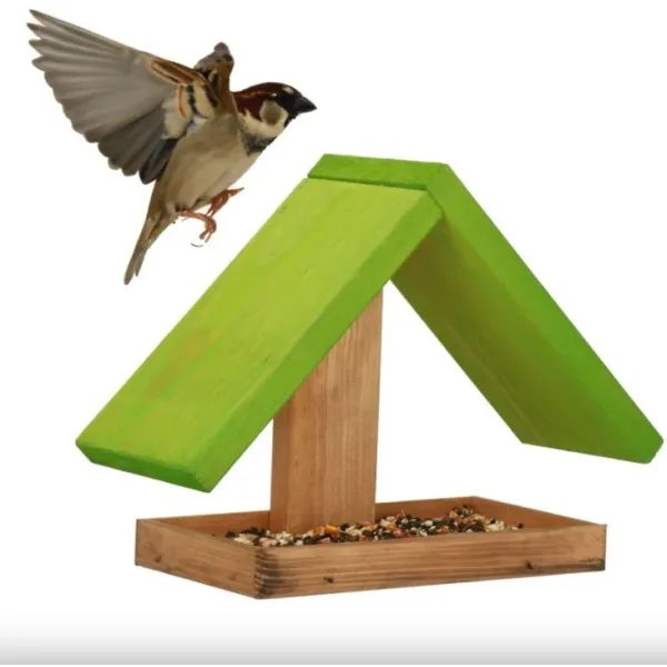 Bird feeder Springos KAR002 "S" green