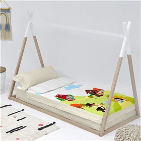 Quilt Cover without Filling HappyFriday Multicolour 90 x 200 cm 2 Pieces