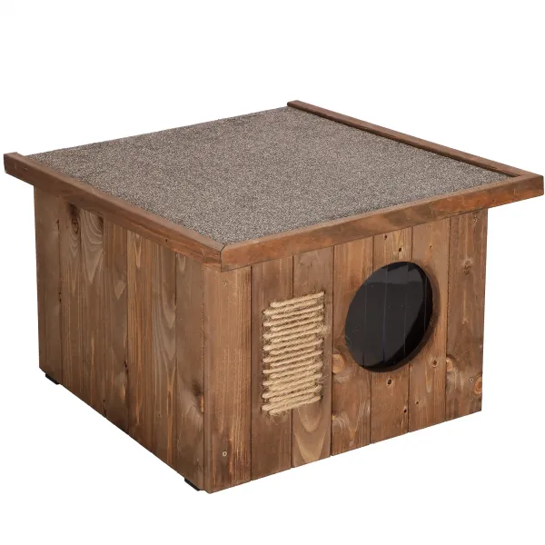 Cat house Springos CH001 brown 58x49.5 cm