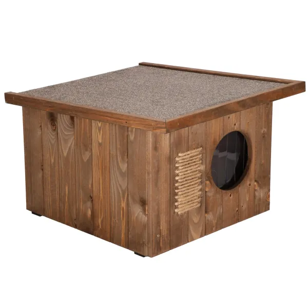 Cat house Springos CH001 brown 58x49.5 cm
