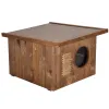 Домик для кошки Springos CH001 коричневый 58x49,5 см