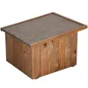 Kissan talo Springos CH001 ruskea 58x49,5 cm