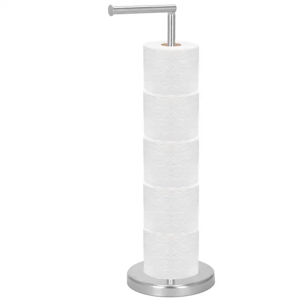 Chromuotas 2-in-1 tualetinio popieriaus laikiklis Springos TS0001