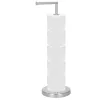 Chrome 2-in-1 Toilet Paper Holder Springos TS0001