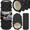 Валик для массажа с выступами Springos FR0023 33x10,5 см ролик, черный