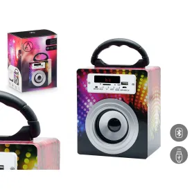 Bluetooth garso kolonėlės Juoda Spalvotas