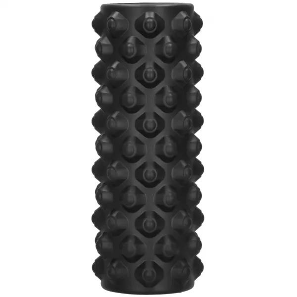 Валик для массажа с выступами Springos FR0023 33x10,5 см ролик, черный