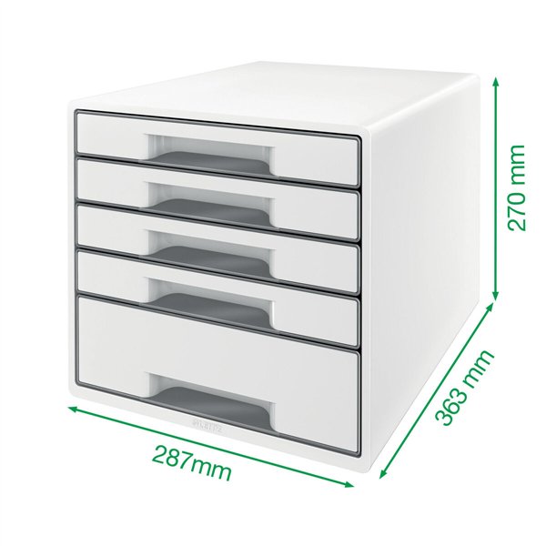 Filing Cabinet Leitz WOW CUBE Black