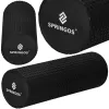 Валик для массажа и восстановления мышц Springos FR0024 45x15 см, черный