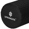 Springos FR0024 masāžas un muskuļu atjaunošanas rullis 45x15 cm, melns