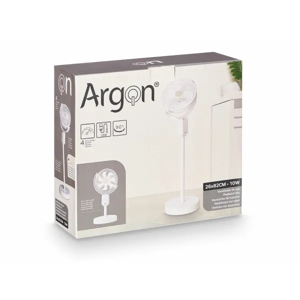 Pastatomas ventiliatorius Argon Balta 10 W