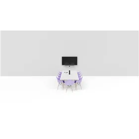 Eva Rubber Pincello Violet 65 x 0,2 x 45 cm 45 x 65 cm (10 Units)