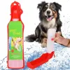 Šuns ir katės vandens butelis su girdykla, turistinis Springos PA0296 500 ml raudonas bidonas