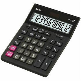Calculator Casio GR-12 Black Plastic