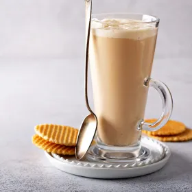 Stiklinės lattei, desertai su rankena Springos HA7496 280 ml rinkinys 6 vnt.