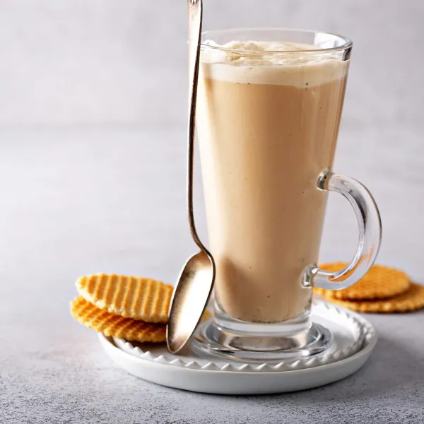 Glāzes lattei, deserti ar rokturi Springos HA7496 280 ml komplektā 6 gab.