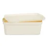 Storage Box with Lid Kipit Cream Plastic 14 L