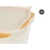 Storage Box with Lid Kipit Cream Plastic 14 L
