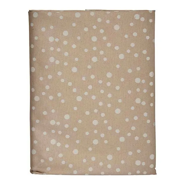 Tablecloth Kinvara White Beige Jacquard
