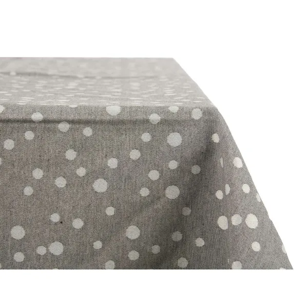 Tablecloth Kinvara White Grey Jacquard