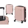 Cabin suitcase Pink 55 x 35 x 20 cm Stripes