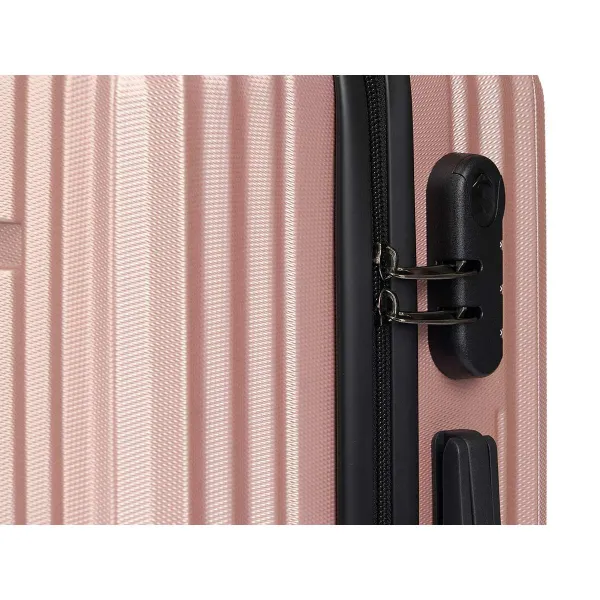 Cabin suitcase Pink 55 x 35 x 20 cm Stripes