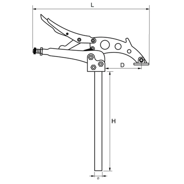 Kruvi seersant Grip-on 24,7 cm