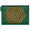 Acupressure mat with spikes, with a pillow, for massage, for pain, made of linen and coconut fiber Springos FA0154