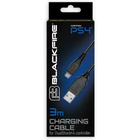 USB to mikro USB kabelis Blackfire PS4 Melns