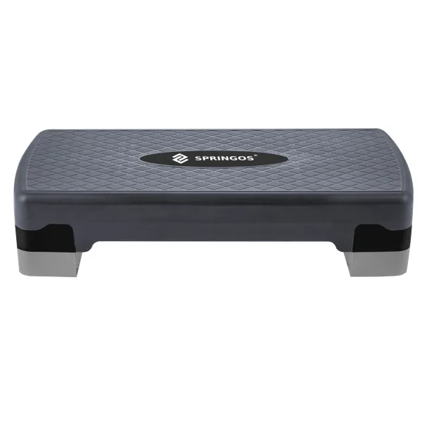 Exercise Step 3-level black and graphite Springos FA0203