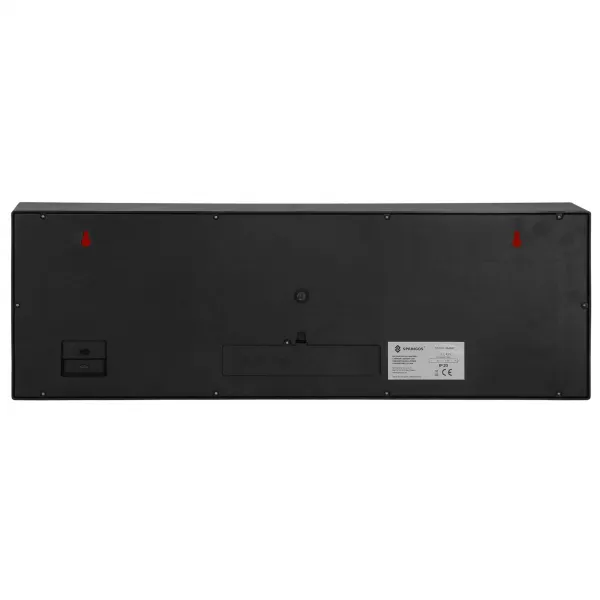 Dekoratīvs kamīns- lampa Springos CL0863, USB LED 60x10x19,5 cm, melna
