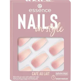 Essence Cosmetics Nails In Style Uñas Artificiales 16-Café Au Lait 12 U