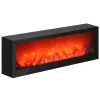 Koristeellinen takka-lamppu Springos CL0863, USB LED 60x10x19,5 cm, musta