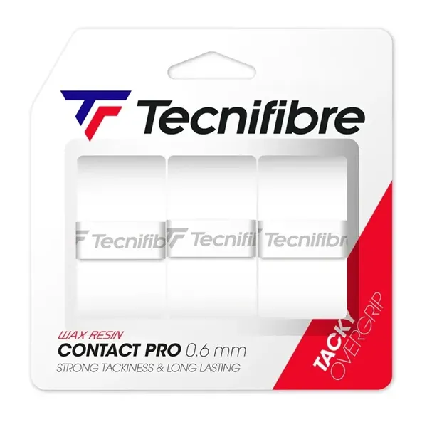 OVERGRIPS TECNIFIBRE CONTACT PRO WHITE PACK3