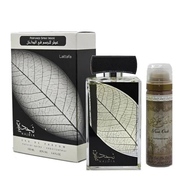 Lattafa Najdia EDP 100 ml + DEO VAPO (manufacturer-selected scent) 50 ml (unisex)