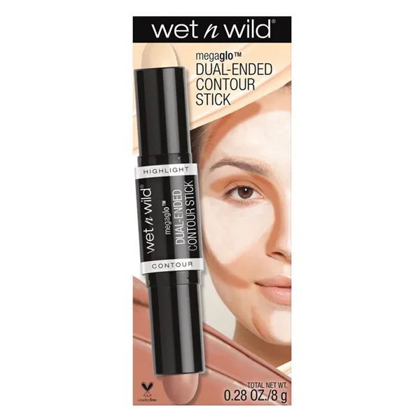 Wet N Wild Megaglo Dual Ended Contour Stick E7511 Medium Light