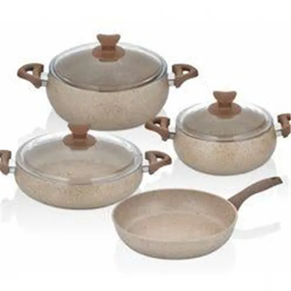 TAÇ Master Tombik 7-osaline pajakomplekt — Cappuccino, TAC-3821