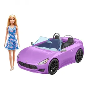 Lelle Barbie And Her Purple Convertible