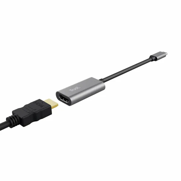Kabelis Micro USB Trust Dalyx Pilka