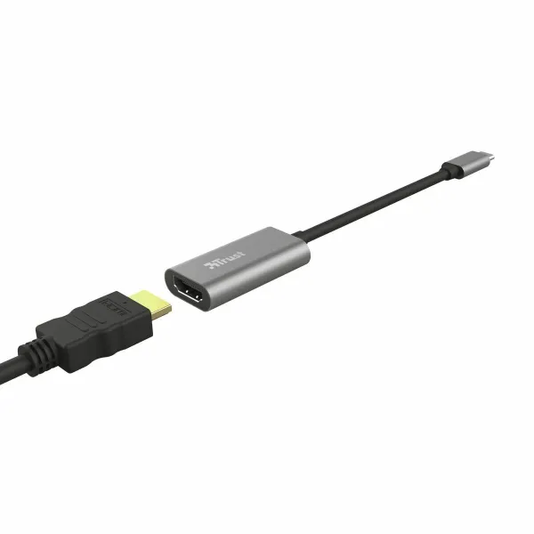 Kabelis Micro USB Trust Dalyx Pilka