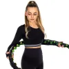 Hula-vanne hierontalaitteella Springos FA0096 100 cm magneettinastat