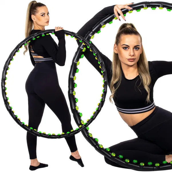 Hularõngas masseerijaga Springos FA0096 100 cm magnetnaastud